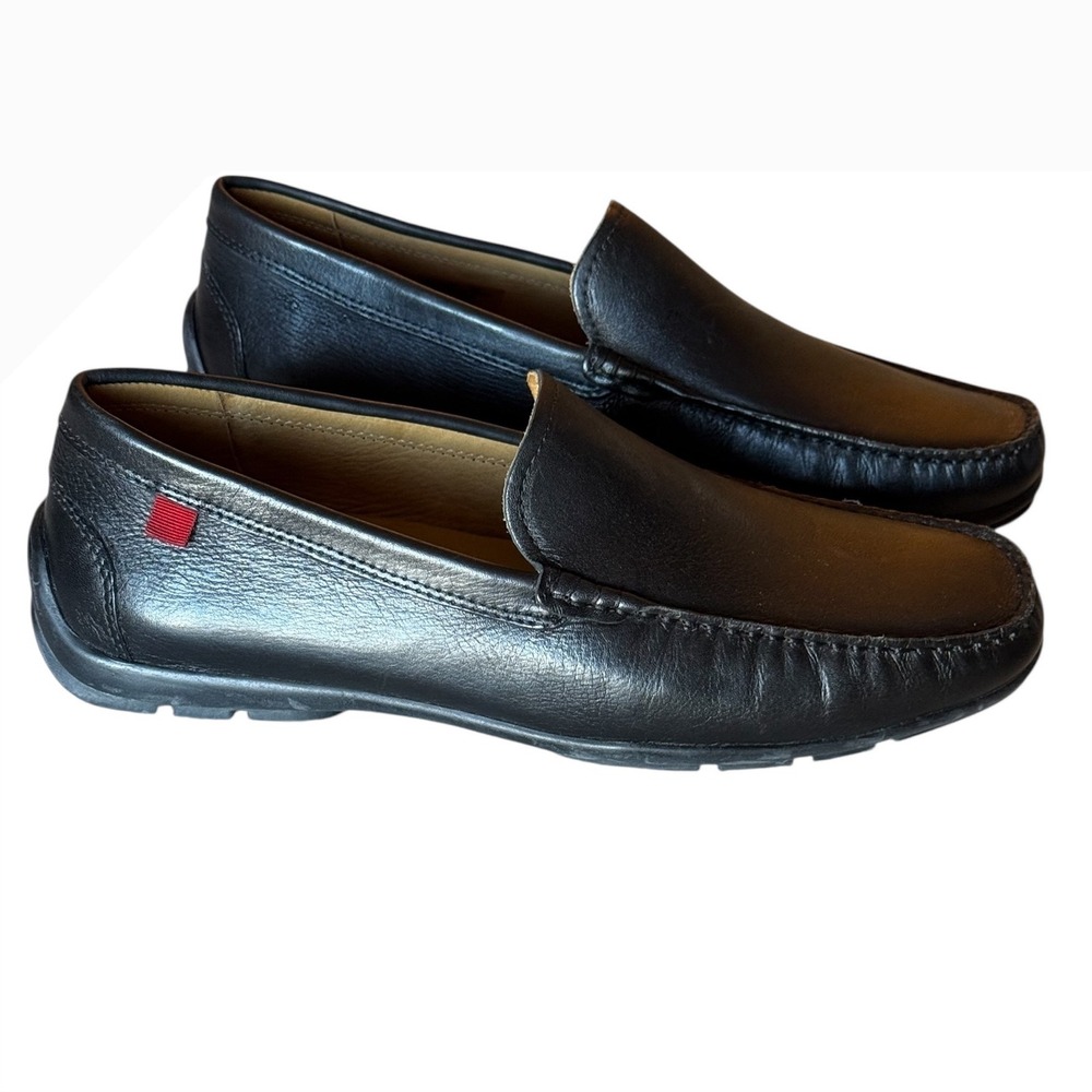 NEW Marc Joseph NY Watson Ave Shoes Size 10.5 Black Leather Driving Loafers